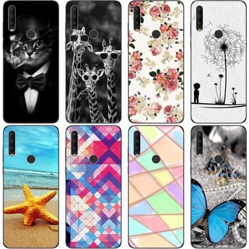 Fashion Soft silicone TPU Cover For Alcatel 3X 2019 Phone Funda Case For 3X 2020 3 Camera for 3X 2020 4 Camera Cute Cartoon Case