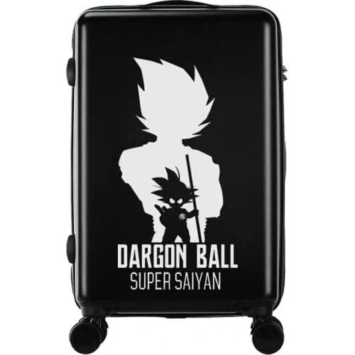 2020 New kids Anime characters trolley suitcase children brand rolling luggage carry on students school luggage bag with wheel
