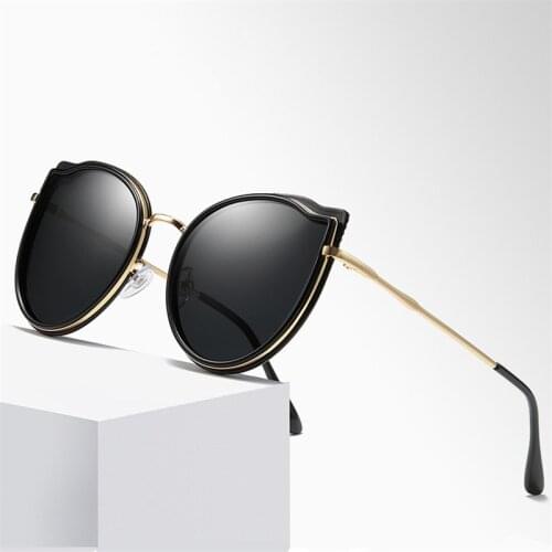 Luxury Mirror Sunglasses Women Brand Designer Glasses Lady Round Sun Glasses Street Beat Oculos De Sol Gafas