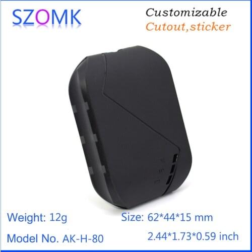 1 piece 62*44*15mm GPS tracker locator plastic enclosure for electronics plastic housing vehicle GPS plastic casing