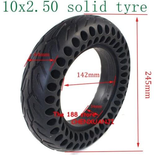 Hot Sale 10 Inch Solid Tyre10x2.50Tire Fits Electric Scooter Balance Drive Bicycle Tyre 10x2.5Inflatable Tyre and Inner Tube