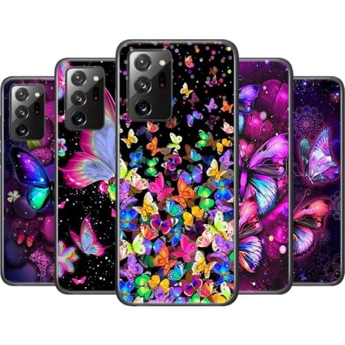 Beautiful Butterfly Silicone Cover For Samsung Galaxy A01 A11 A12 A21 A21S A31 A41 A42 A51 A71 A81 A91 UW Phone Case