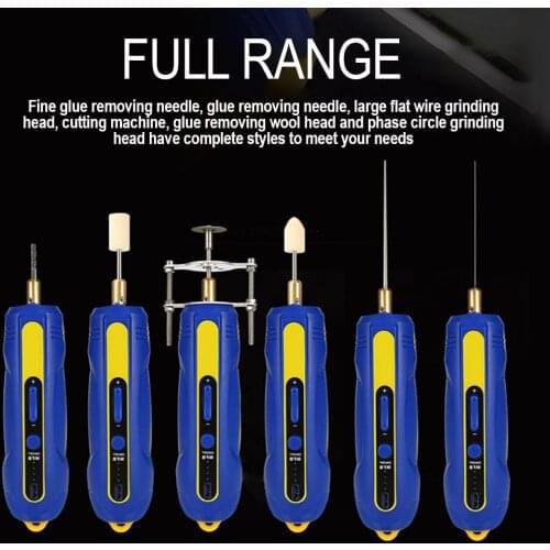 6 In 1 Mobile Phone Screen OCA Glue Removal Machine Hard Glue Dry Glue Glue Removal Machine Glue Removal Cutting Machine Set