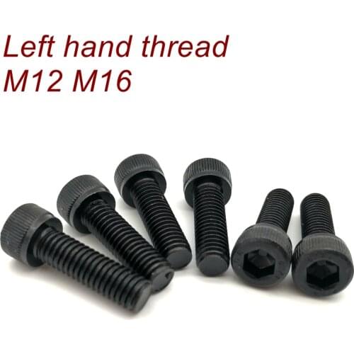 Left hand thread screws M12 M16 Grade12.9 DIN912 Left hand thread Hex Socket Head Cap Screw