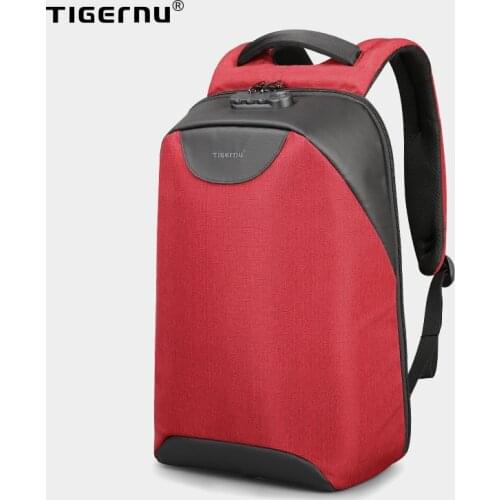 Tigernu Women Anti Theft TSA Lock female Laptop Backpack USB Charge School Bag for Teenager girls Feminine Backpacks luggage Bag