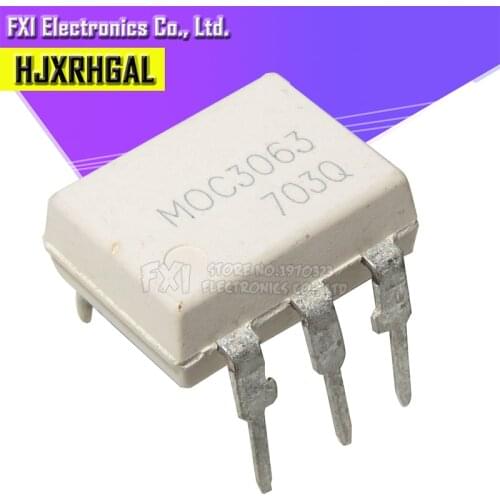 10PCS MOC3063 DIP6 DIP photocoupler new original