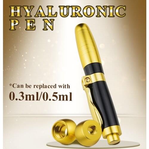 2019 newest 2 in 1 two head 0.3ml &0.5ml hyaluron Pen Hyaluronic Acid lip filler hyaluronic pen Needle Anti Wrinkle Lifting Lip