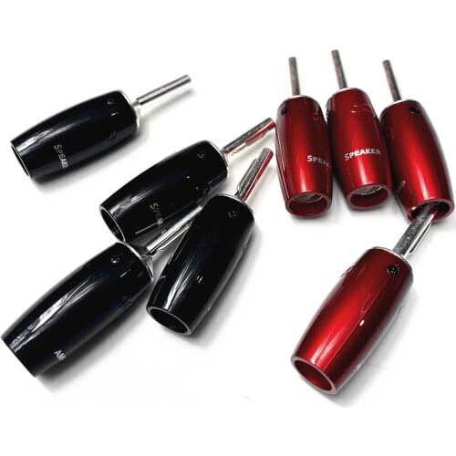 1000 Series silver Banana or spade DIY speaker plug (Silver)