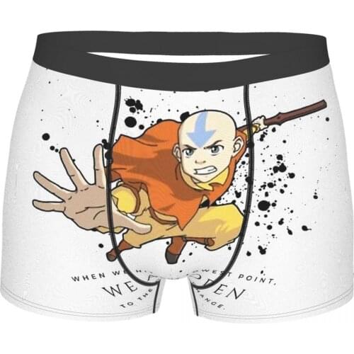 Avatar The Last Airbender Katara Aang Sokka Zuko Animated TV Series Amazing Underpants Homme Panties Man Underwear