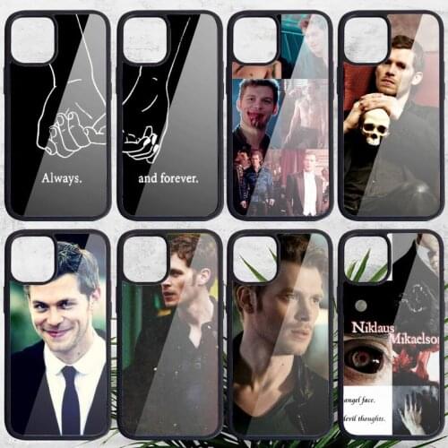 Klaus Mikaelson actor Vampire Diaries Phone Case PC for iPhone 11 12 pro XS MAX 8 7 6 6S Plus X 5S SE 2020 XR