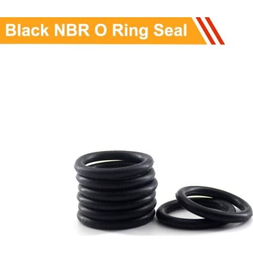 50pcs Black Rubber O Ring Seal 50/52/55/60/65/70/80mm OD O-ring Seal Gasket 1.9mm Thickness NBR O Ring Gasket Sealing