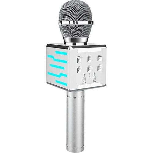 DS868 Wireless Microphone USB Professiona Handheld Player Bluetooth Microphone Speaker for PC/iPhone/iPad/Tablet