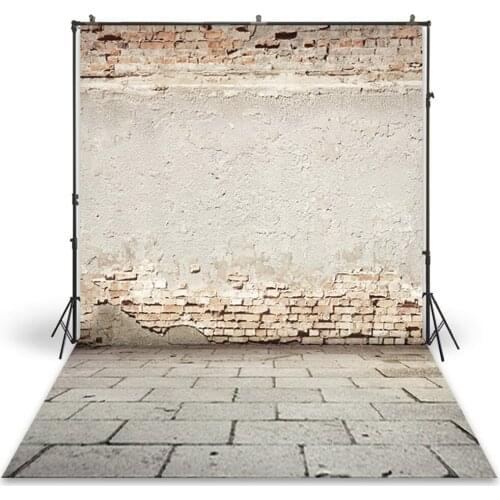 HUAYI Photography Backdrop Newborns Baby Child Photo Booth Background Vintage Peeling Brick Wall Customize Photo Backdrop D-4528