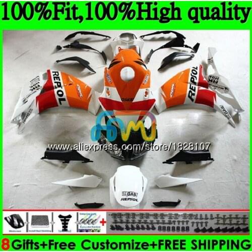 Injection For HONDA CBR1000RR 12 13 14 15 16 Repsol White 144BS.38 CBR 1000RR 1000 CBR1000 RR 2012 2013 2014 2015 2016 Fairing