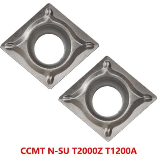 CCMT060204 CCMT09T304 N-SU T1200A T2000Z Carbide Inserts CCMT 060204 09T304 Lathe Cutter Turning Tools 10pcs 100% Original