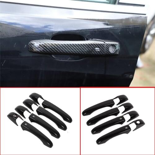 Kit for Jeep Grand Cherokee 2011+ ABS Exterior Side Door Handle Decorative Cover Trim Car Accessories