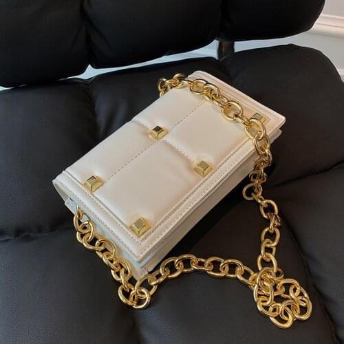 Small Pu Leather Luxury Designer Crossbody Shoulder Bags for Women 2021 Winter Fashion Trends Female Chain Handbags and Purses