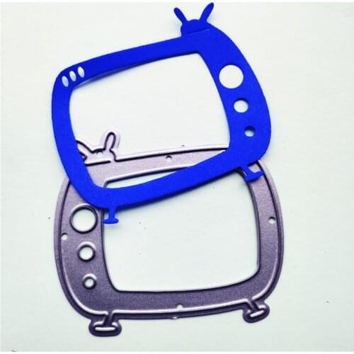 Metal TV set paper die cutting dies for Scrapbooking/DIY Easter wedding Halloween Easter card
