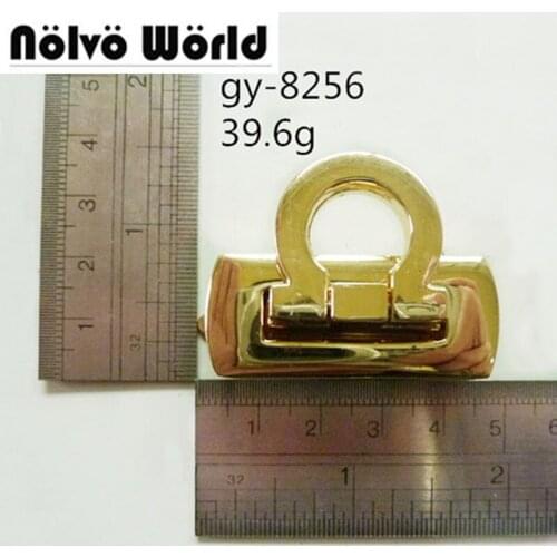 10pcs Cute lock gold color metal lock for bags,fashion handbag metal locks accessories