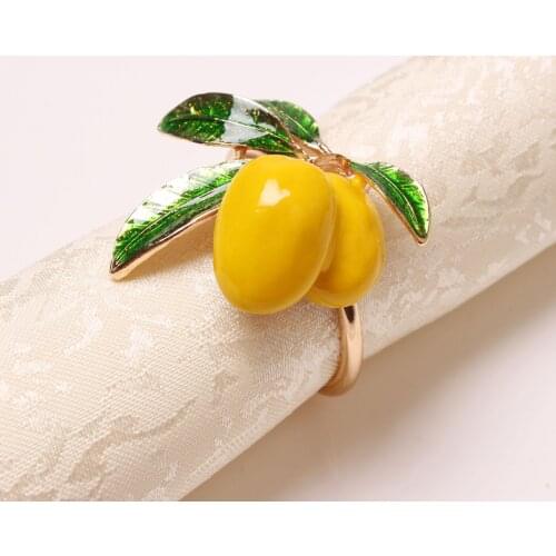30 PCS 100% new lemon napkin ring napkin ring