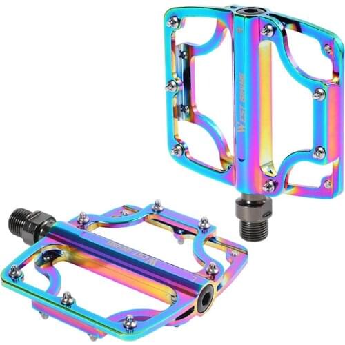 Colorful Pedal Aluminum Alloy Anti-Slip 3 Bearings Pedal Comfortable Ultralight Bike Foot Pedal Mountain Road Bike Accessories