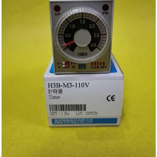 Original imported FOTEK Taiwan time relay H3B-M3-110V