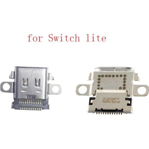 Original charging port For Nintendo Switch lite NS Lite Console Charging Port Power Connector Type-C Charger Socket