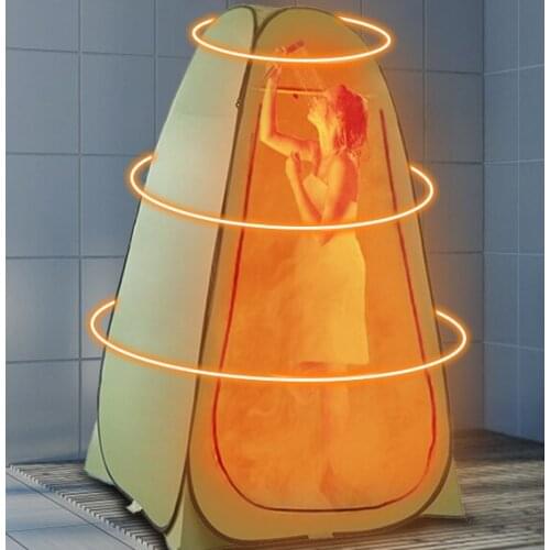 Movable Portable Privacy Shower Toilet Camping Pop Up Tent Anti UV Outdoor Dressing, Fishing, Bathing Tent with Window