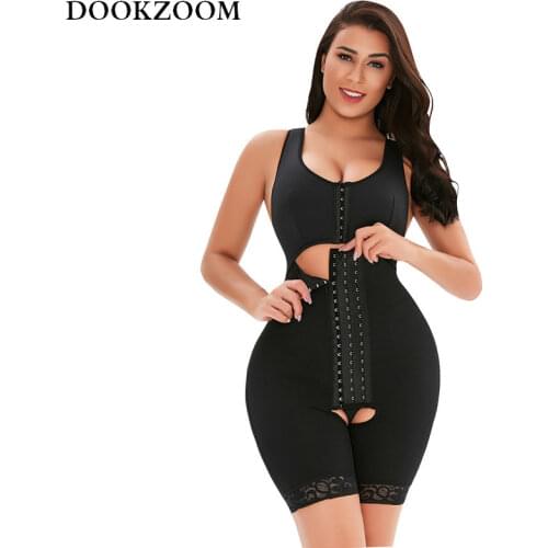 Full Body Shaper Bodysuit Waist Trainer Corset Push Up Postpartum Tummy Control Butt lifter Panties Slim Shapewear Thigh Trimmer