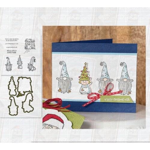 Ghome For The Holidays Metal Cutting Dies and Stamps for DIY Scrapbooking Photo Album Decorative Sheets Mould Stamps And Dies