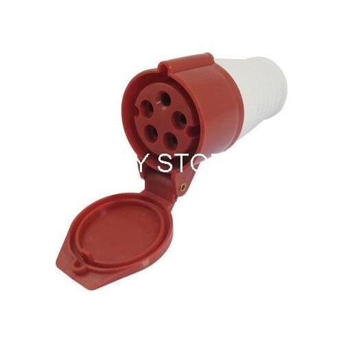 AC 220-380V/240-415V 16A Splash Proof IP44 3P+E+N IEC309-2 Industrial Panel Socket