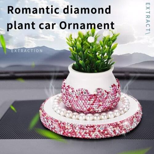 Romantic perfume Simulation plant Model car Mini car lovely gift Auto interior decoration Plant perfume styling Ornament