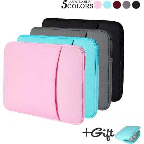 Laptop Bag Case For Macbook Air Pro 13 14 15 11 12 Xiaomi Lenovo Asus Dell HP Notebook Sleeve 13.3 15 inch Protective Case