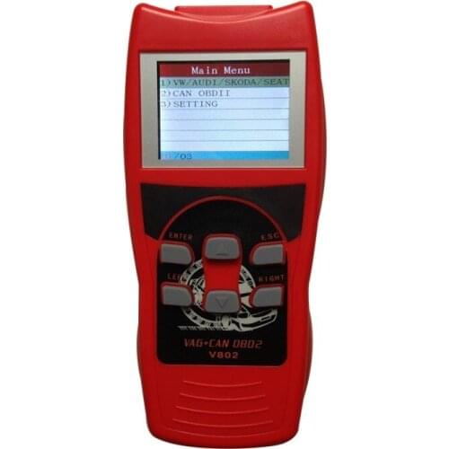 V801/V80 2Colorful LCD Display Professional Car Diagnostic Tools VAG Read Scanner Auto Diagnose OBDII Automotive Diagnostic Tool