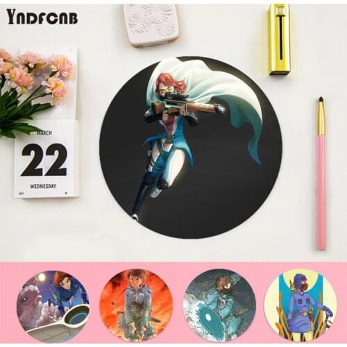 YNDFCNB Nausica of the Valley of the Wind Beautiful Anime round Mouse Mat Anti-Slip Laptop PC Mice Pad Mat gaming Mousepad