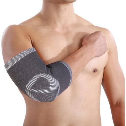 1pc elbow support bracket absorbs sweat to relieve pain, volleyball tennis condom, elbow warmer pad, outdoor cycling