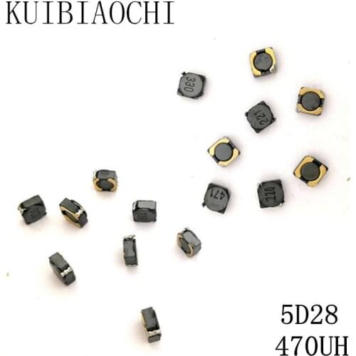 10pcs/LOT SMD Power Inductor CDRH5D28 470UH 471 6*6*3mm shielded winding inductor