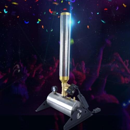 2pcs Mini Electrical Confetti Cannon machine with wireless Remote Control 150W Stainless Steel Body DJ Stage Confetti Machine