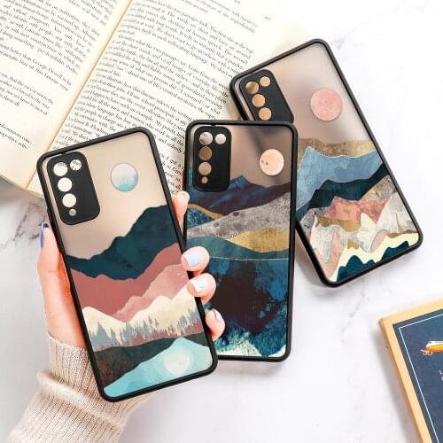 Honor 8X Camera Protection Matte Case For Huawei Honor 20 9X 9A 10X 30 Lite Mate 40 30 Y6P Y6 Y9 Prime P50 P30 Lite P40 Pro P20