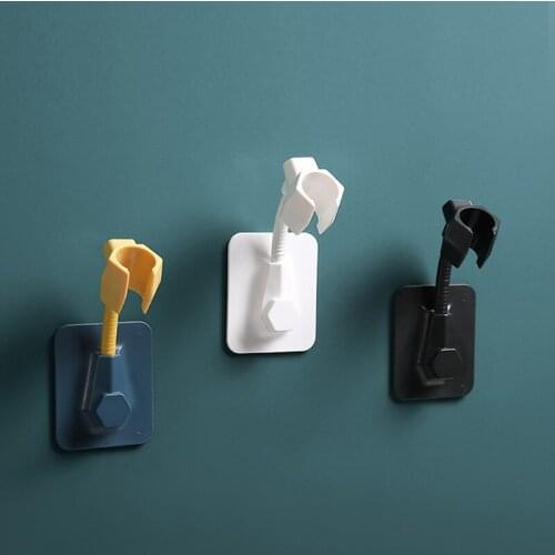 Suction Cup Shower Holder Adjustable Shower Head Holder Universal Bathroom Bracket Nozzle Base Stand Punch-Free