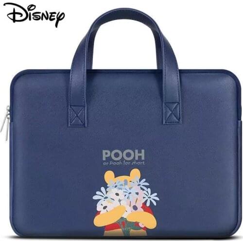 Disney Minnie Wave Point Portable Laptop Bag for Macbook Air Pro 13 14 15.6PU Waterproof Laptop Bag for Dell Acer Asus HP Tote B