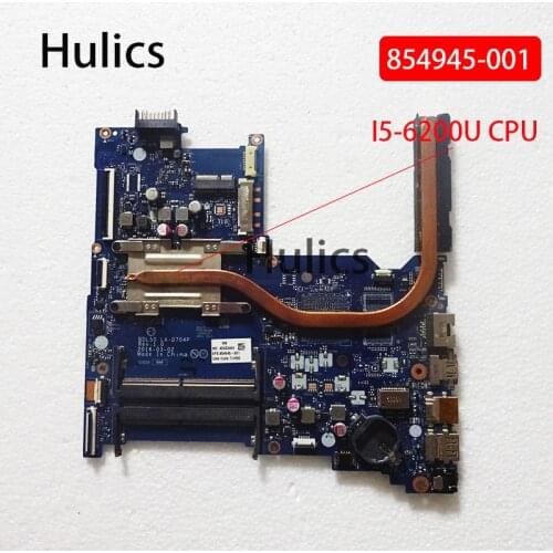Hulics Original BDL50 LA-D704P 854945-601 854945-001 Laptop Motherboard For HP Notebook 15-AY 15-AC Main Board SR2EY i5-6200 CPU