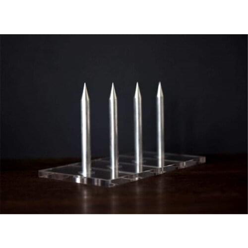 The Nail Game (Transparent) magic tricks Crush Paper Bag Magia Magician Close Up Bar Illusions Gimmick Props Mentalism 100% safe