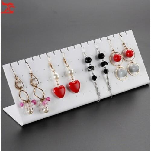 L-shaped Rack Necklace Earring Storage Rack Jewelry Display Props Earring Rack Acrylic Earrings Pendant Display Jewelry