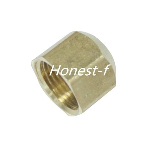 Brass 1/2" OD Flare Cap , Brass Flare Tube Fitting