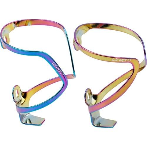 Litepro Colorful Road Bicycle Bottle Cage MTB Mountain Bike Water Cup Holder Aluminum Alloy Ultra-Light Cycling Parts