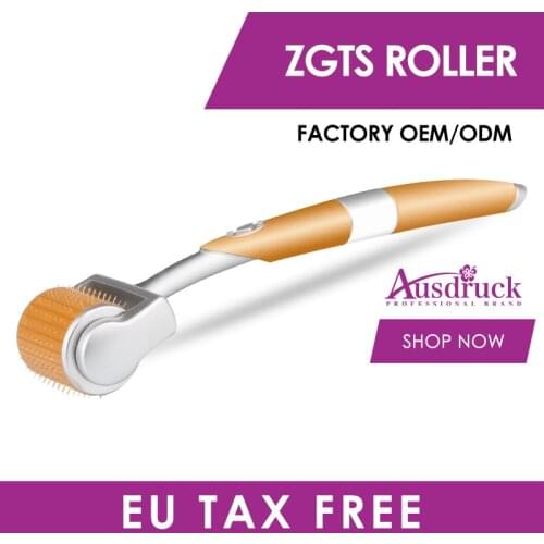 Microneedling Facial Skin Vibrating GTS Roller Derma Rollers 192 Dermaroller Titanium Needles ZGTS/ GTS Derma Roller Kit CE