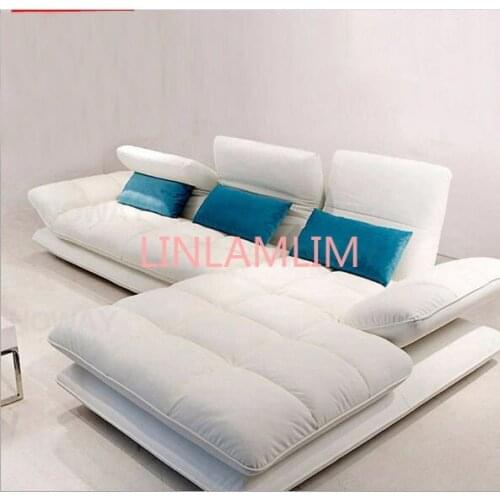 Living Room Sofa set corner sofa recliner backrest functional genuine leather sectional sofas muebles de sala moveis para casa