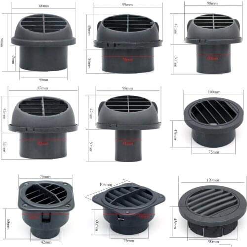 Air Vent Ducting T L Y Piece Elbow Pipe Outlet Exhaust Connector Joiner For Diesel Parking Heater Accessory