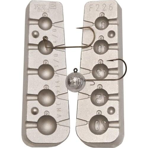 Mould lead Jig head by gr.8 to gr. 20 F 226